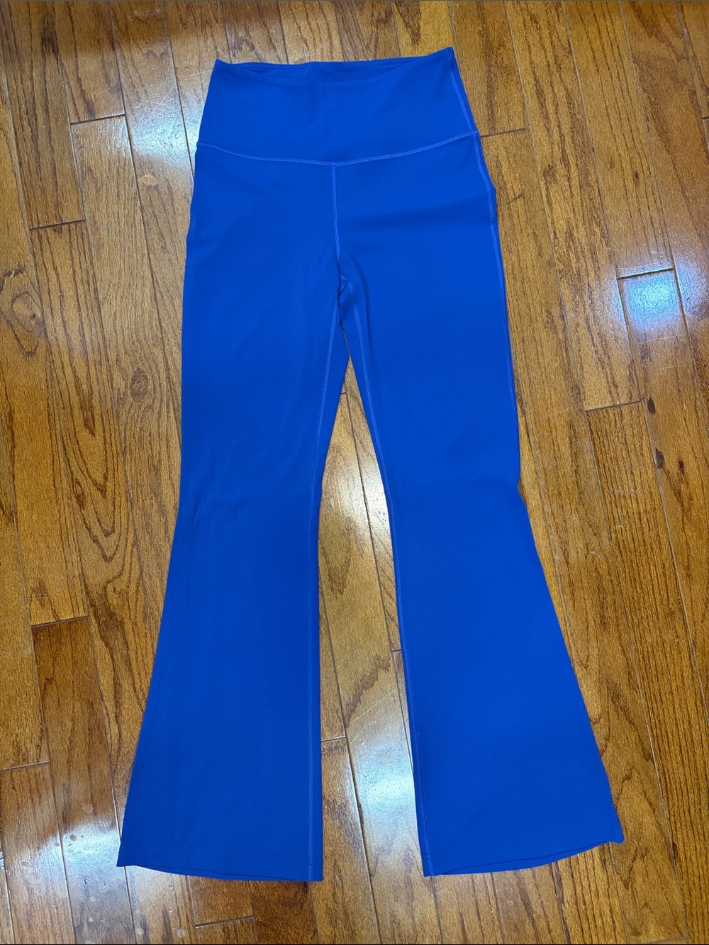 036. Lululemon Groove Super-High-Rise Flared Pant *Nulu Psychic blue size 8 32” - Picture 10 of 12